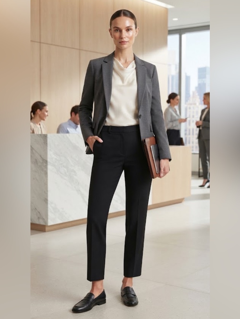 J.Crew Black Cameron Pant Slim Crop Dress Trousers Size 16 NWT